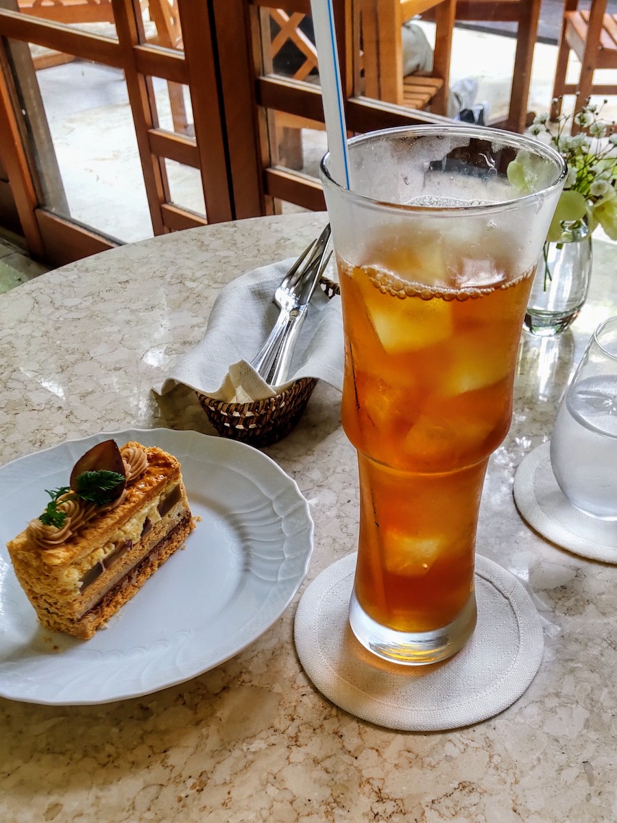 Chestnut Mille-Feuille & Iced Tea