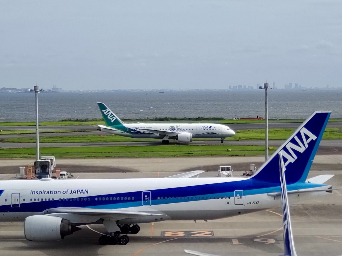 Spotting the green ANA Future Promises Jet